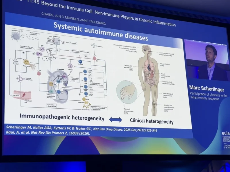 Marc Scherlinger: Uncovering the Immuno-Inflammatory Functions of Platelets at EULAR 2026