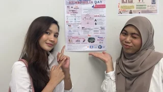Izatul Natasha: Proud to Win the Best Overall Presentation on World Hemophilia Day