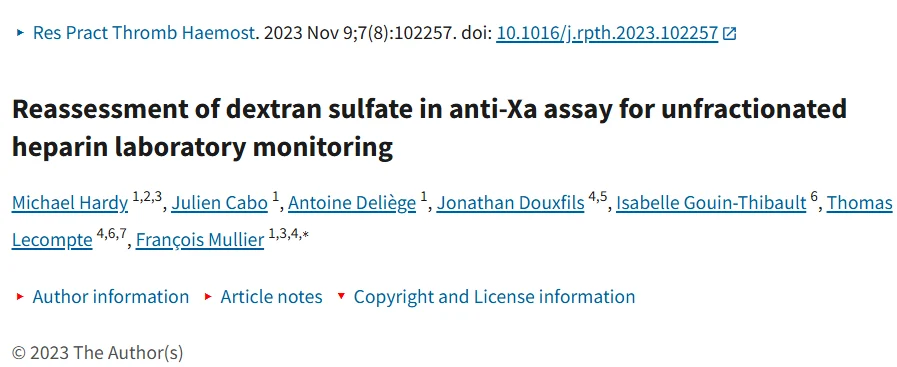 Andreas Calatzis: Hidden Differences in Anti-Xa Testing