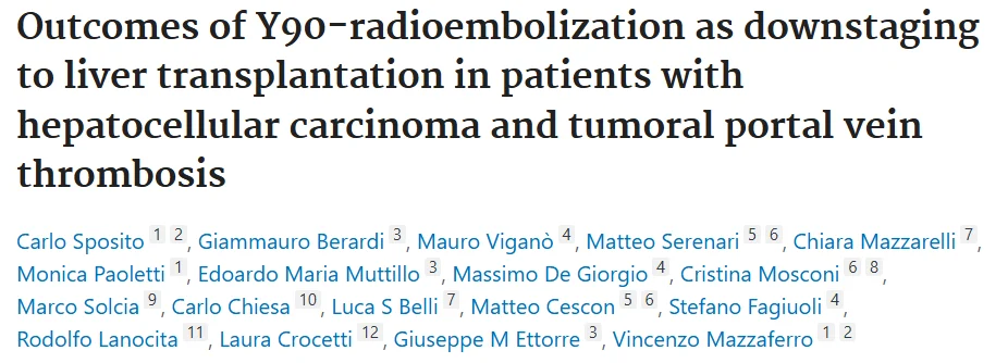 Alice Zerbinati: Y-90 Radioembolization Expands Curative Options for Advanced Hepatocellular Carcinoma