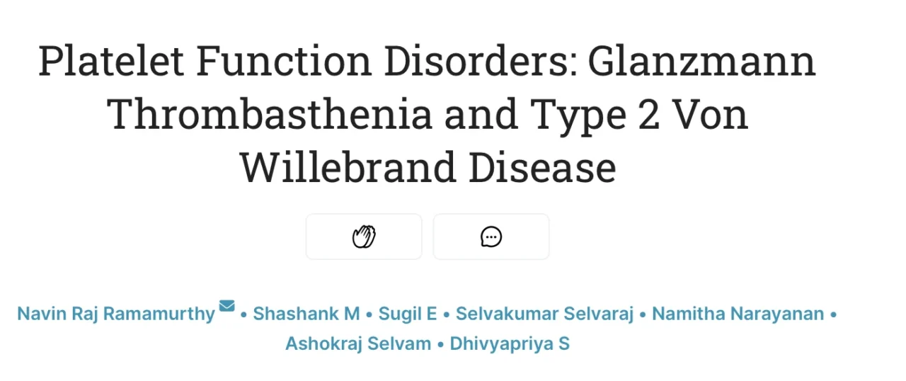 Heghine Khachatryan: Willebrand Disease - Similar Bleeding Phenotype, Distinct Pathophysiology