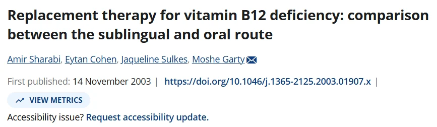 William Wallace: The Sublingual B12 Pitch Is Almost Always Wrong