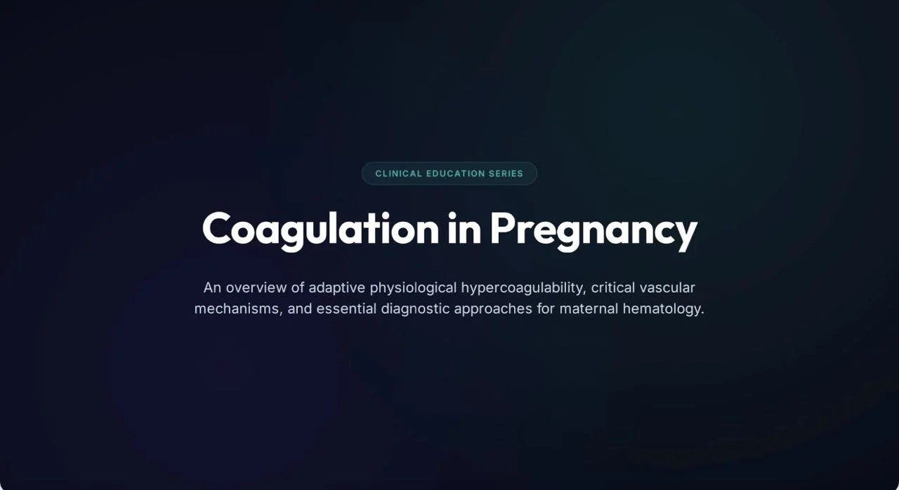 Bruno Pougault: Pregnancy and Thrombosis - Balancing Evolutionary Protection Against Clinical Risk