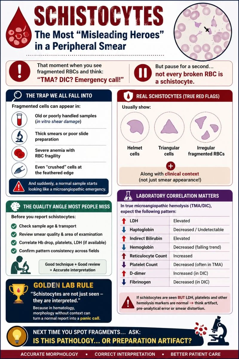 Priyadarshini Ramakrishnan: Schistocytes - The Most "Misleading Heroes" in a Peripheral Smear 1 Priyadarshini Ramakrishnan