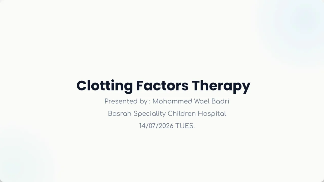 Mohammed W. Badri: Are We Doing Enough to Prevent Life-Threatening Bleeds in Children? 1 Mohammed W. Badri