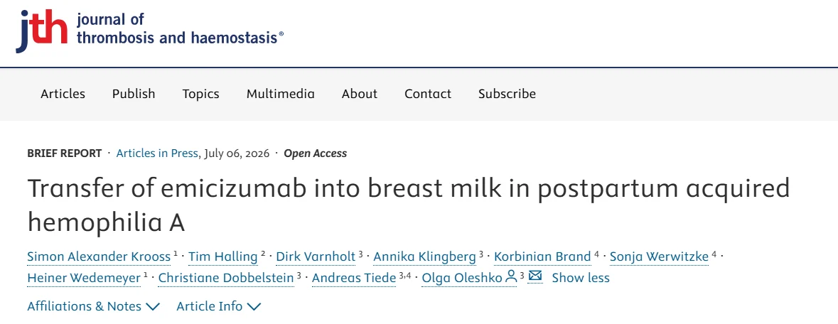 Andreas Tiede: Emicizumab in Postpartum Acquired Hemophilia A 1 Andreas Tiede: Emicizumab in Postpartum Acquired Hemophilia A