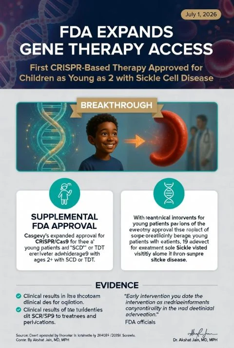 Akshat Jain: The First CRISPR-Cas9 Gene Therapy Approved for Children as Young as 2 with SCD 1 Akshat Jain