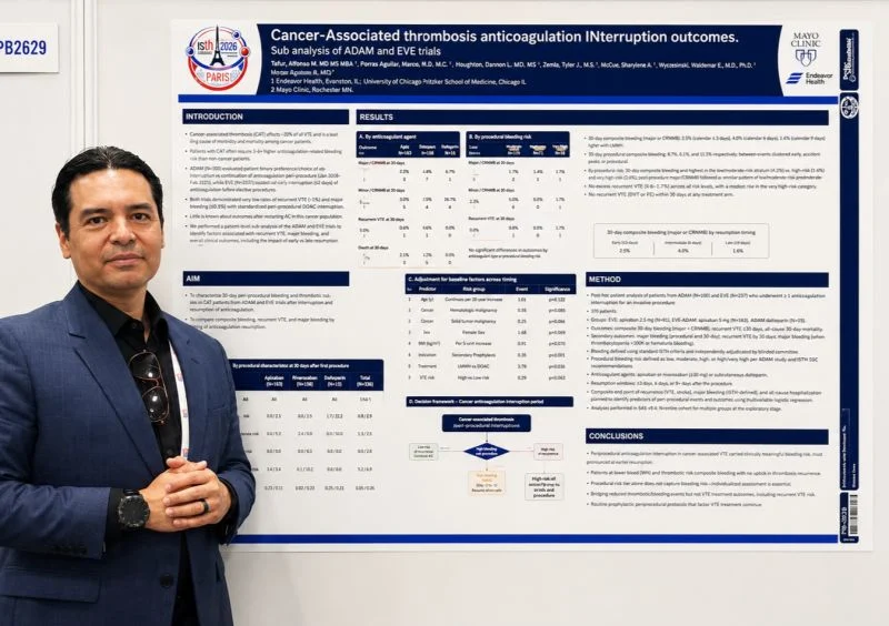 Alfonso J. Tafur: New Evidence on Perioperative Anticoagulation in Cancer at ISTH 2026 1 Alfonso J. Tafur
