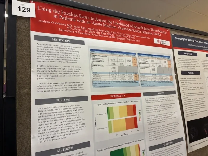 Sarah Dias: Had an Honor of Presenting My Research at Cedars-Sinai Research Week 2026