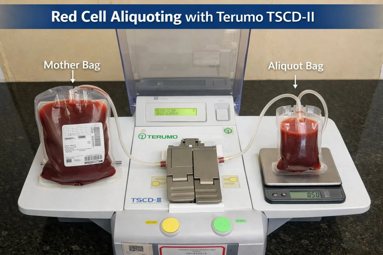 Saneha Anjum Shaikh: Red Cell Aliquoting - Precision in Transfusion Medicine
