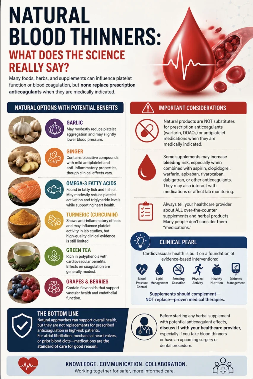 Syed A. Rizvi: Natural Blood Thinners - What Does the Science Really Say 1 Syed A. Rizvi: Natural Blood Thinners - What Does the Science Really Say