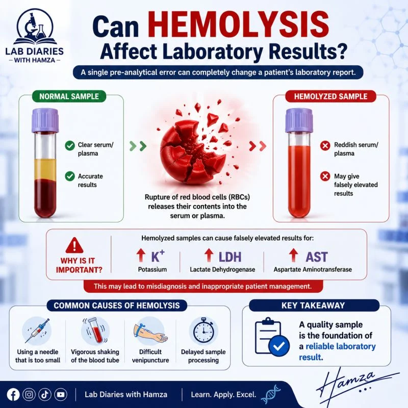 Muhammad Hamza: Can Hemolysis Affect Laboratory Results? 1 Muhammad Hamza: Can Hemolysis Affect Laboratory Results?
