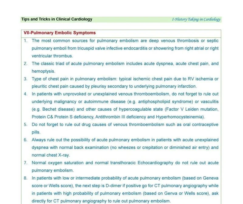 Ahmed Mohsen: How Well Do You Know Pulmonary Embolism? 1 Ahmed Mohsen: How Well Do You Know Pulmonary Embolism?