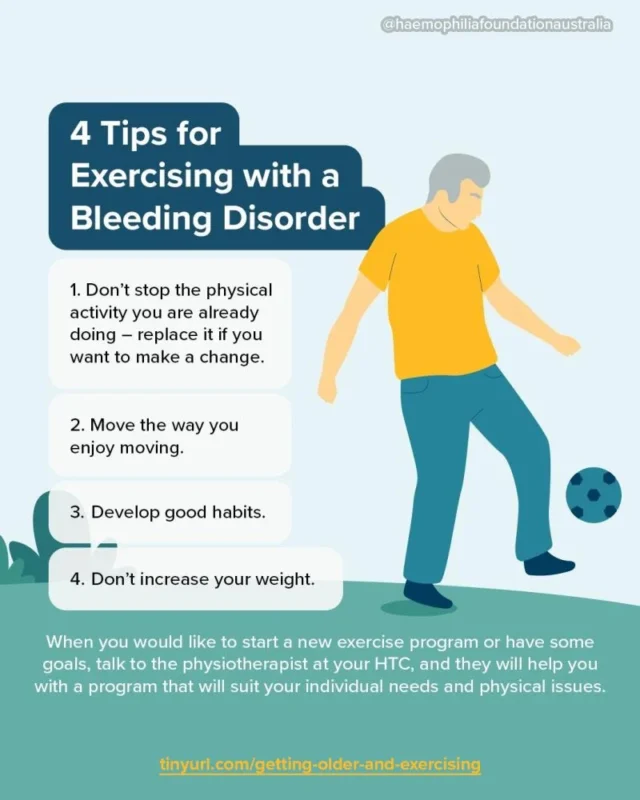 4 Tips for Exercising with A Bleeding Disorder - Haemophilia Foundation Australia
