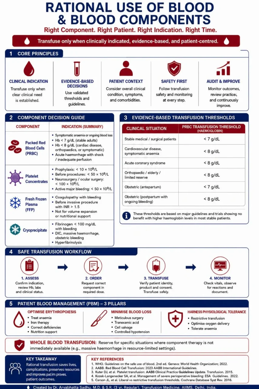 Aryabhatta Sadhu: Advancing Patient Blood Management with Rational Transfusion