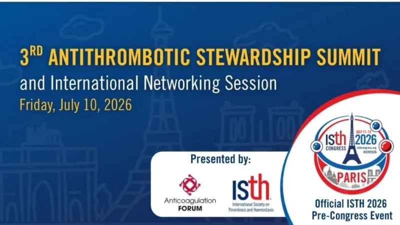 Virginia Silvari: Privilege to Take Part In the 3rd Antithrombotic Stewardship Summit by ISTH and Anticoagulation Forum 1 Virginia Silvari: Privilege to Take Part In the 3rd Antithrombotic Stewardship Summit by ISTH and Anticoagulation Forum