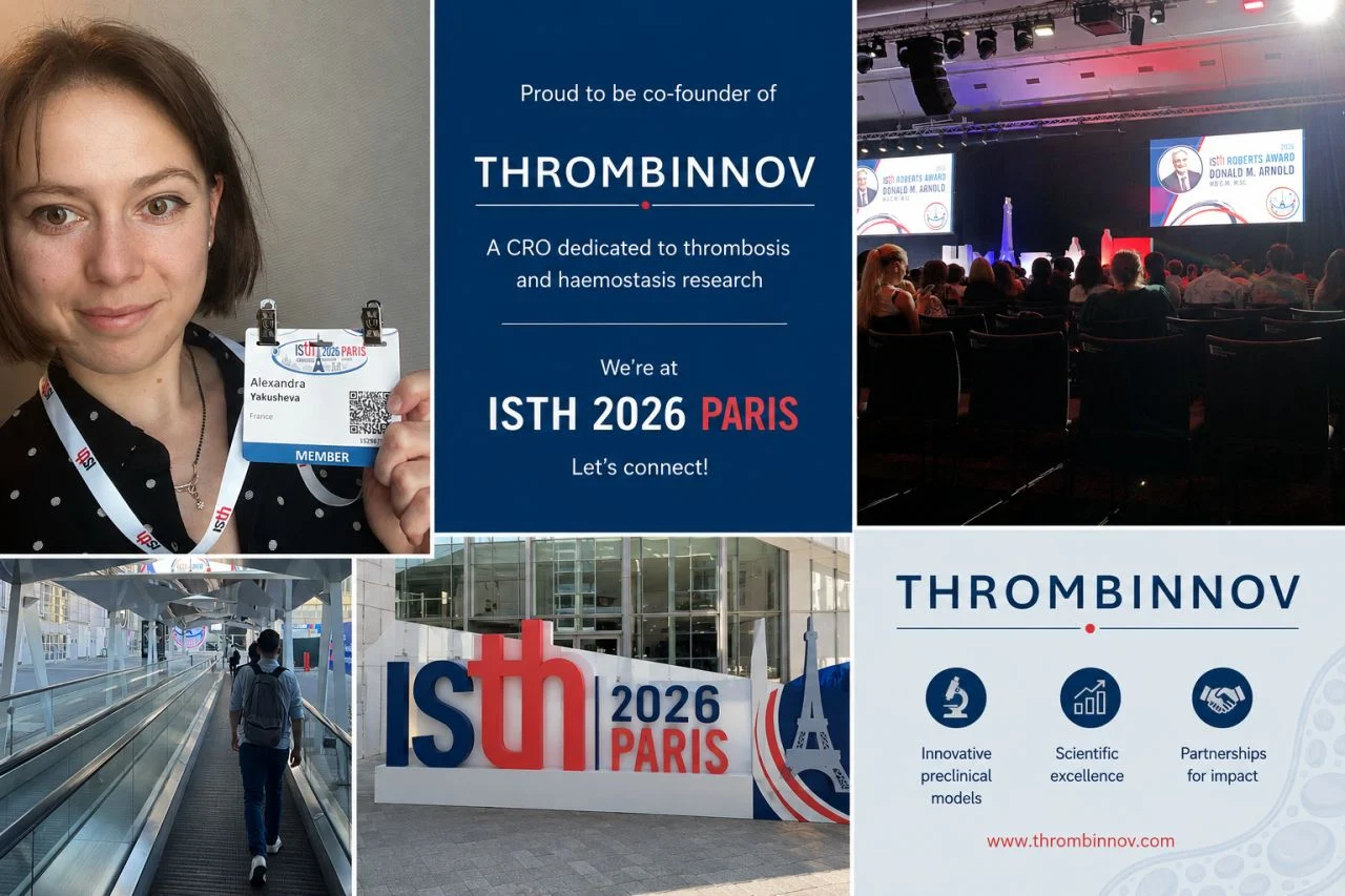 Alexandra Yakusheva: ThrombInnov Debuts at ISTH 2026 with a Focus on Translational Research 1 Alexandra Yakusheva: ThrombInnov Debuts at ISTH 2026 with a Focus on Translational Research