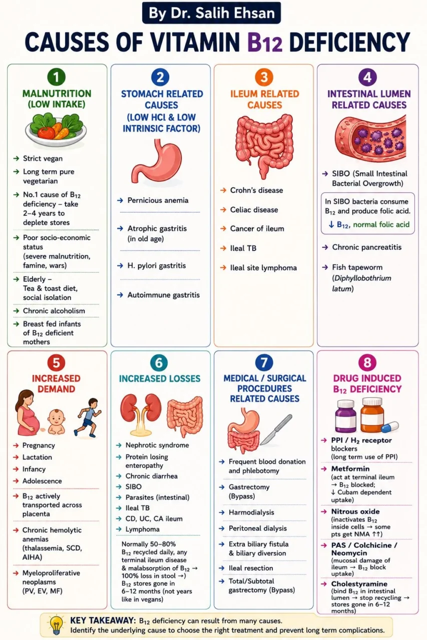 Salih Ehsan: Exploring the Most Common Causes of B12 Deficiency