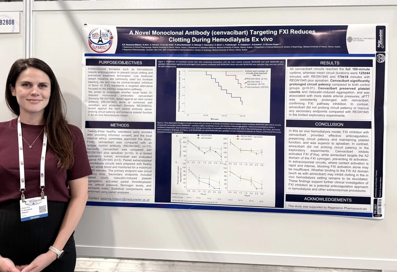 Katarina Miljević: New Insights into Recombinant tPA and FXI Inhibition at ISTH 2026 1 Katarina Miljević: New Insights into Recombinant tPA and FXI Inhibition at ISTH 2026