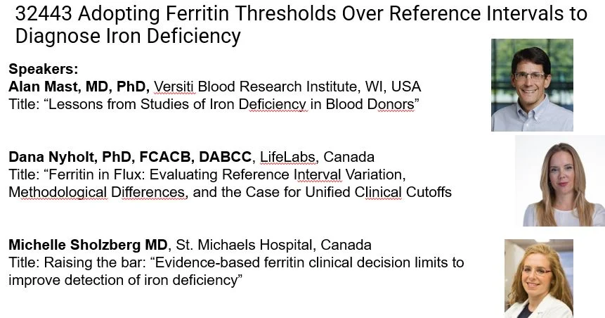 Edward C.C. Wong: Adopting Ferritin Thresholds Over Reference Intervals to Diagnose Iron Deficiency