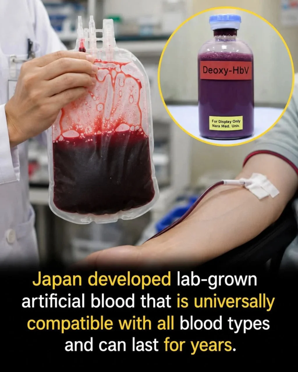 Atahar imam Hasan: Universal Artificial Blood and the Future of Trauma Care