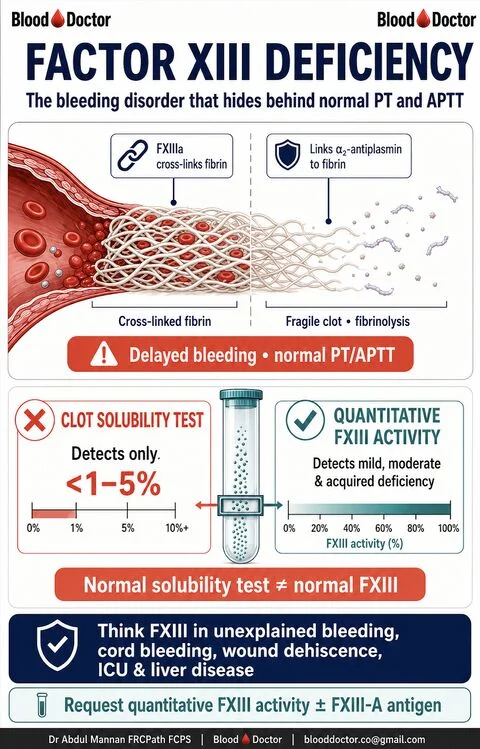 Abdul Mannan: Why Quantitative FXIII Testing Matters
