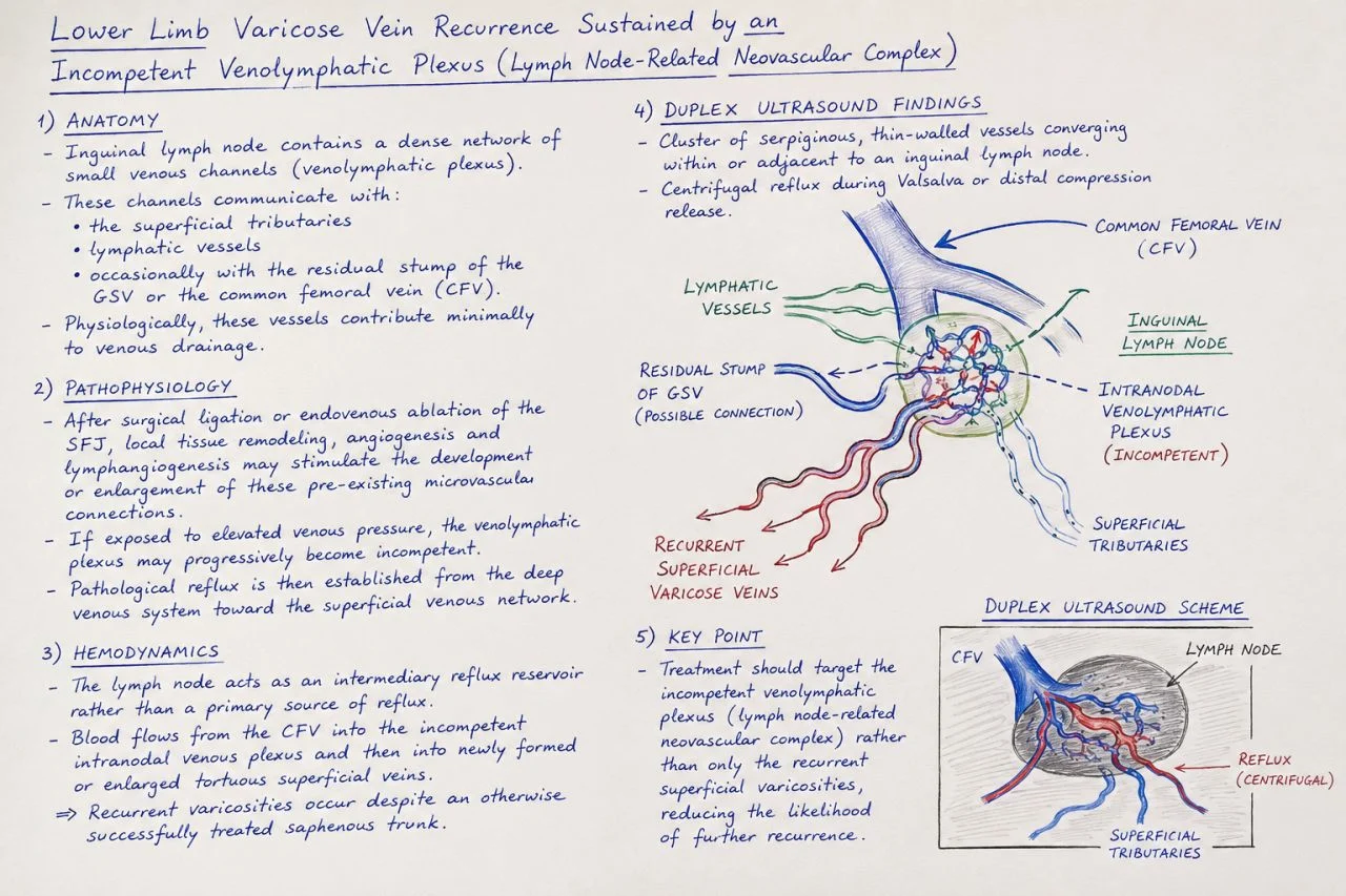 Luca Palombi: Venolymphatic Plexus Incompetence in Recurrent Varicose Veins
