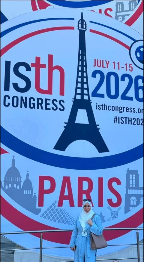 Mona Alfaraj: It Was a Hot Week Attending ISTH 2026 Congress in Paris 1 Mona Alfaraj: It Was a Hot Week Attending ISTH 2026 Congress in Paris