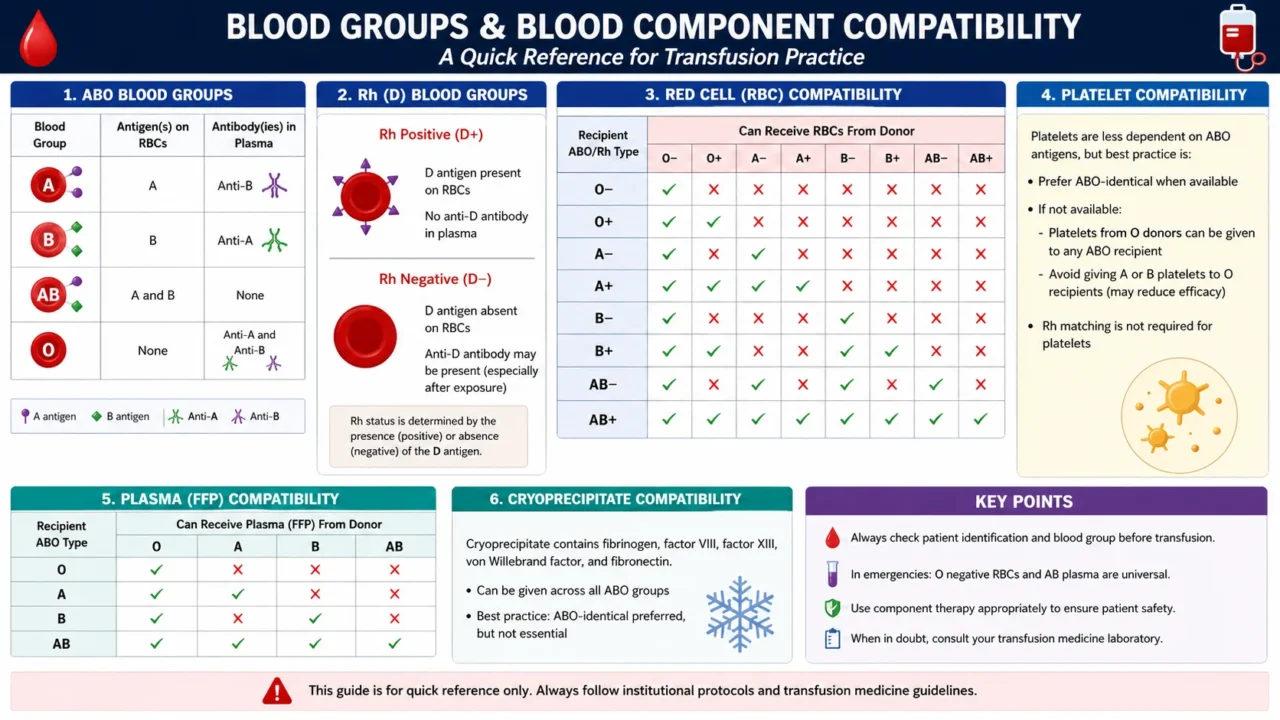 Syed Ali Shazif Baqari: Essential Guide to Blood Groups and Blood Component Compatibility