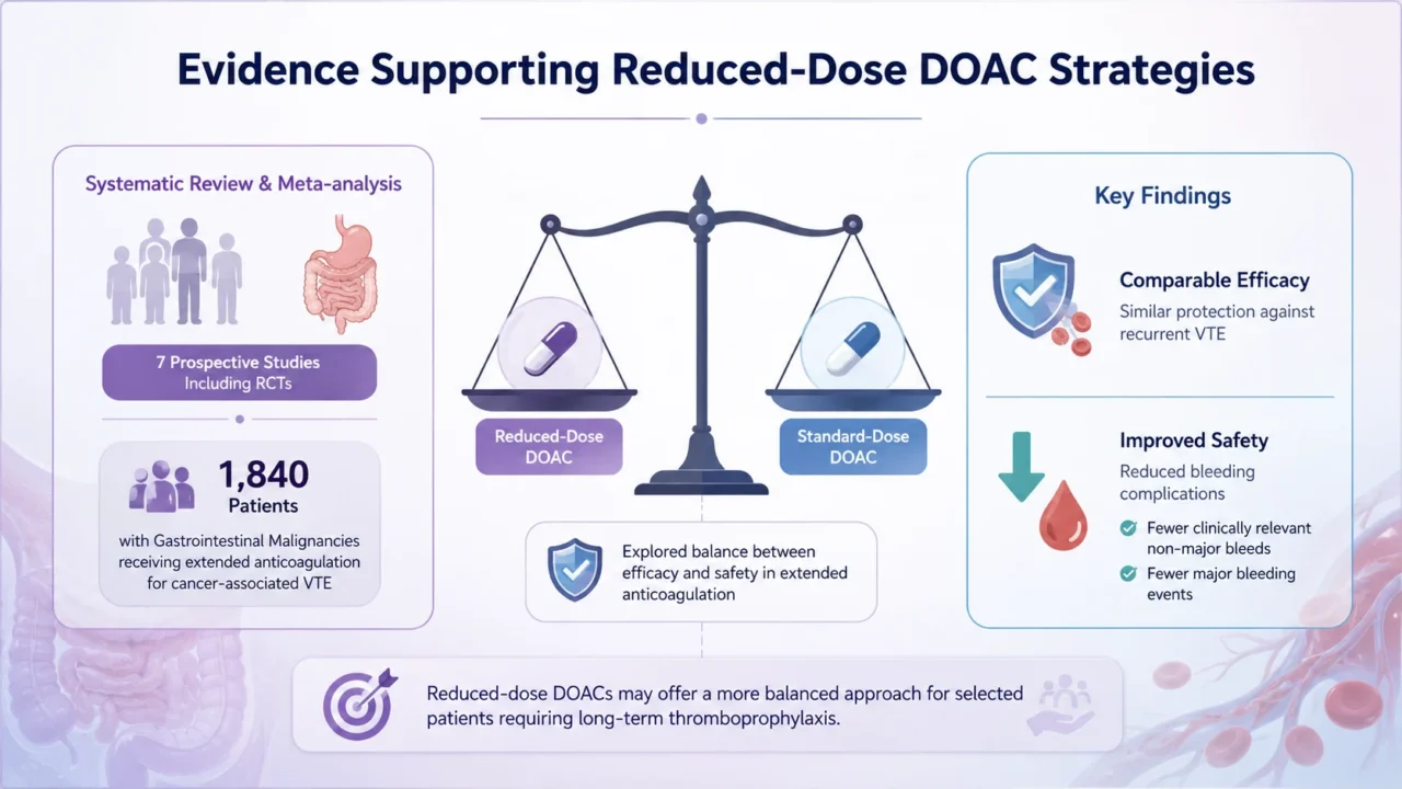 Reduced-Dose DOACs in GI Malignancies: Toward Personalized Anticoagulation