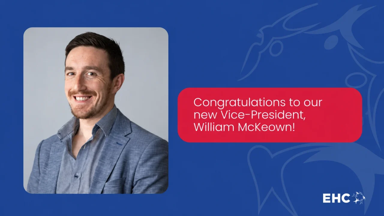 William McKeown Elected Vice-President of the EHC