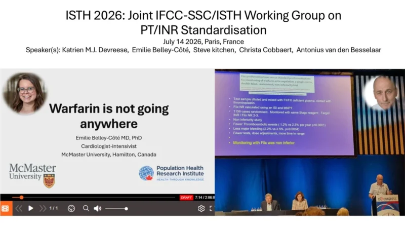 Pall T. Onundarson: The FIIX Test Receives Attention and A Call for Further Study at the ISTH 2026 1 Pall T. Onundarson: The FIIX Test Receives Attention and A Call for Further Study at the ISTH 2026