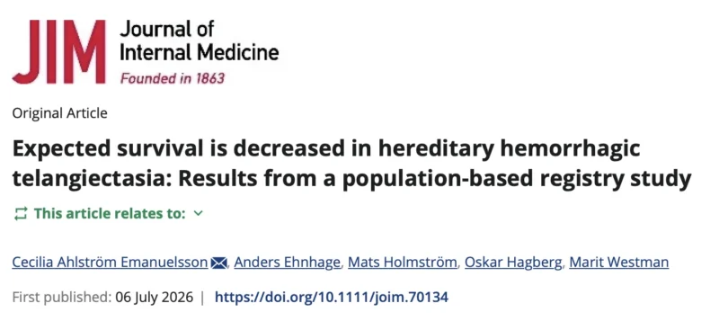 Mildred Lundgren: No Patient with HHT Should Face a Postcode Lottery for Life-Saving Care 1 Mildred Lundgren: No Patient with HHT Should Face a Postcode Lottery for Life-Saving Care