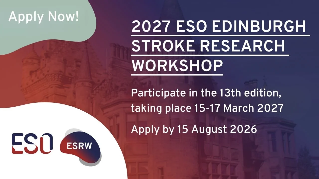 Applications Still Open for the 13th ESO Edinburgh Stroke Research Workshop – European Stroke Organisation