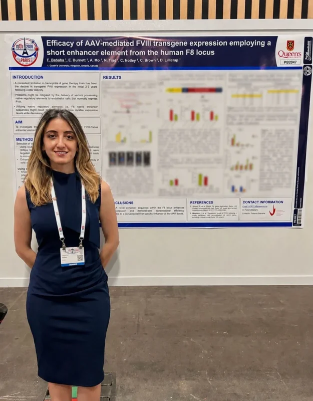 Fateme Babaha: Pleasure to Present A Novel FVIII Gene Therapy Enhancer at ISTH 2026
