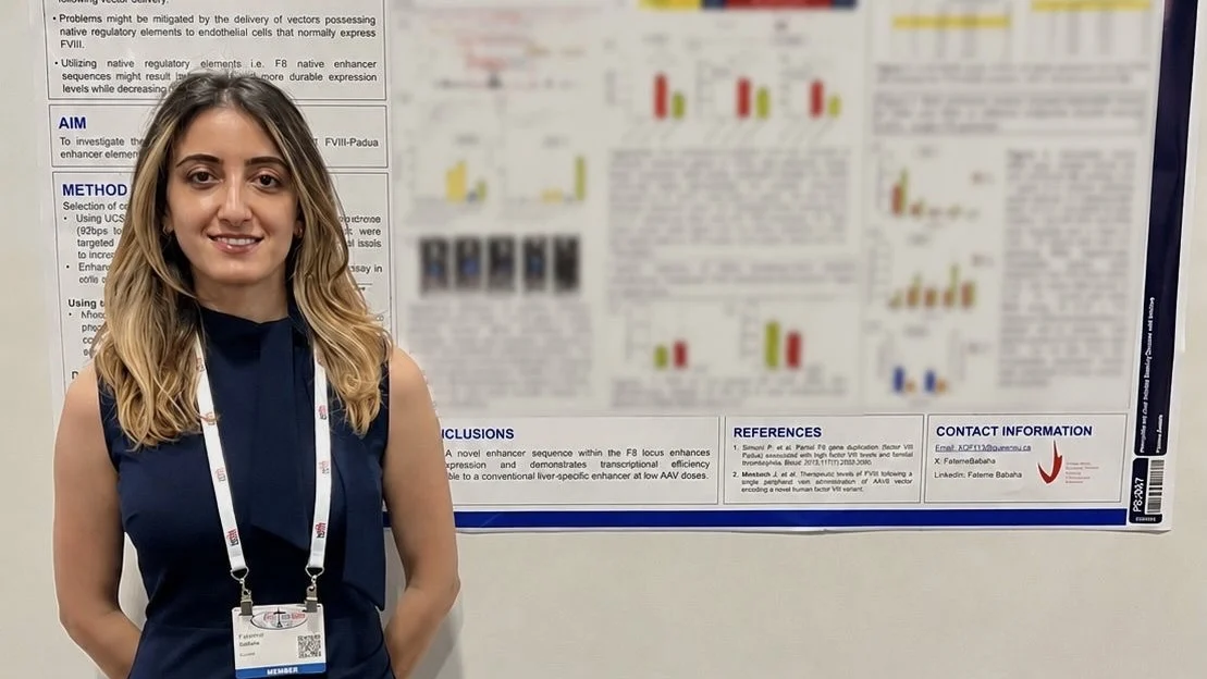 Fateme Babaha: Pleasure to Present A Novel FVIII Gene Therapy Enhancer at ISTH 2026