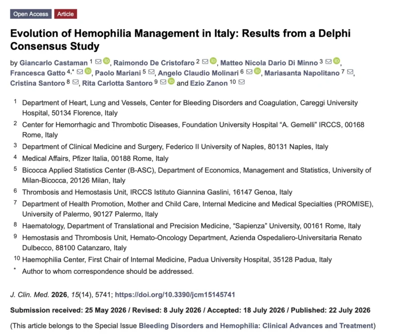 Korawit Juprasertporn: JCM Special Issue Launches with Its 1st Article on Advances in Bleeding Disorders