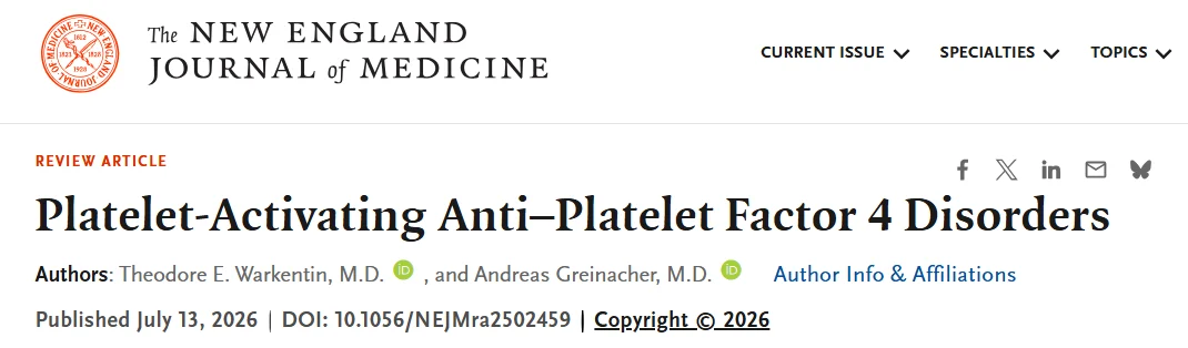 Heghine Khachatryan: How Well Do We Recognize Anti-PF4 Disorders? 1 Heghine Khachatryan: How Well Do We Recognize Anti-PF4 Disorders?