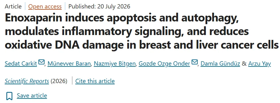Kefah Mokbel: Beyond Thromboprophylaxis - Enoxaparin's Emerging Anticancer Signal 1 Kefah Mokbel: Beyond Thromboprophylaxis - Enoxaparin's Emerging Anticancer Signal