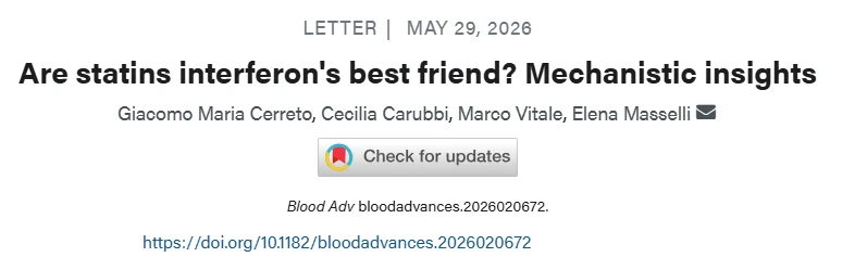 Elena Masselli: Can Statins Enhance Peginterferon Therapy in MPNs?