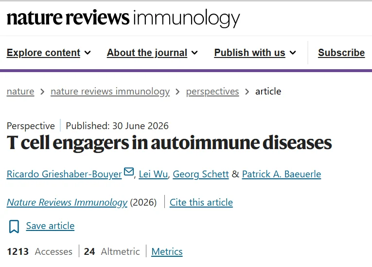 Andrea Bisso: Exploring the T Cell Engagers in Autoimmune Diseases 1 Andrea Bisso