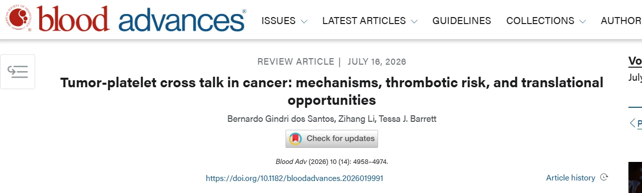 Evgenii Glukhaniuk: New Review Highlights the Role of Platelets in Cancer Progression and Thrombosis