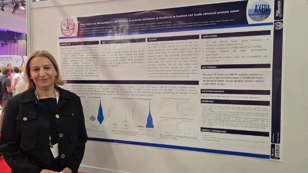 Panagiota Tsiatsiou: Honored to Present Our Research at the ISTH 2026 Congress in Paris
