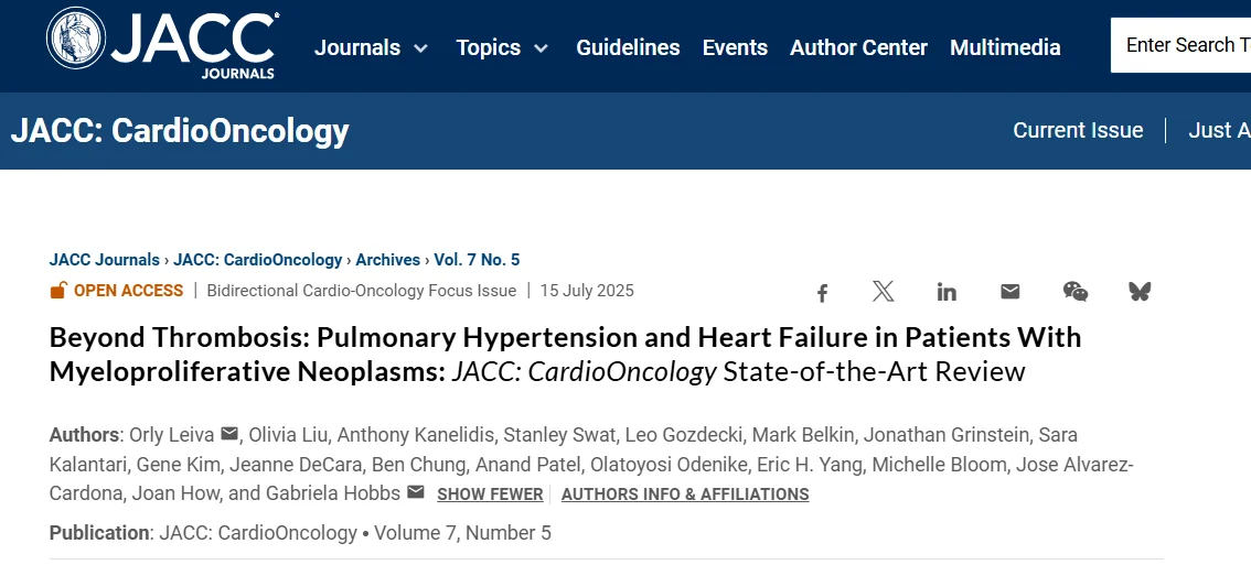 Novi Yanti Sari: When MPNs Affect the Heart