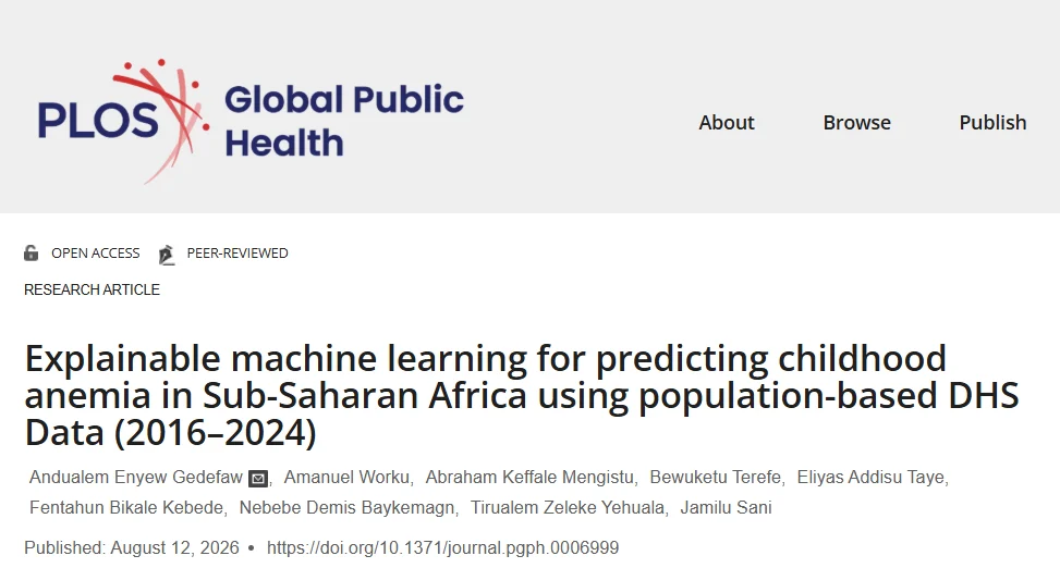 Andualem Enyew: Predicting Childhood Anemia in Sub-Saharan Africa