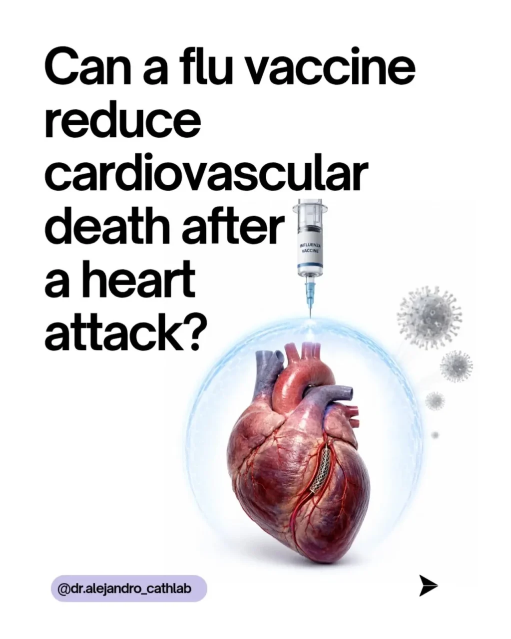 Alejandro González Veliz: Could a Simple Flu Shot Save Lives After a Heart Attack?
