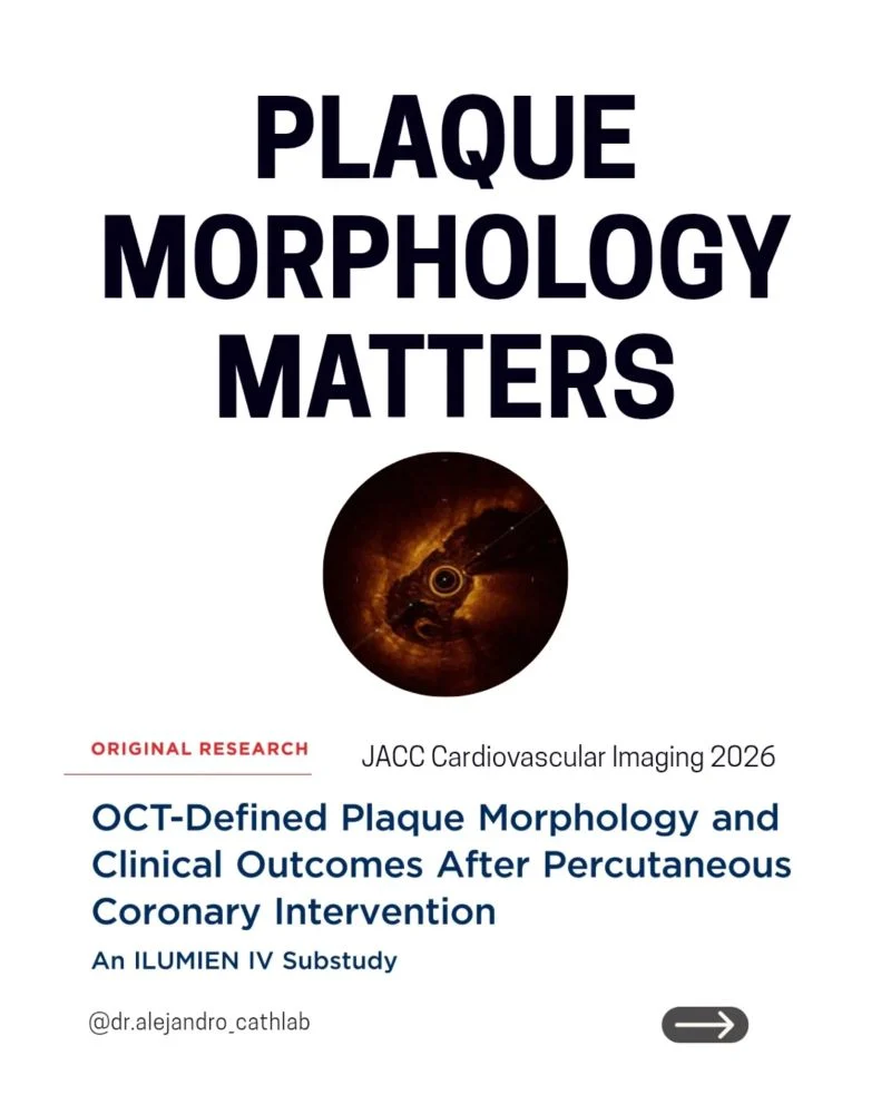 Alejandro González Veliz: How Plaque Morphology Shapes PCI Outcomes 1 Alejandro González Veliz: How Plaque Morphology Shapes PCI Outcomes
