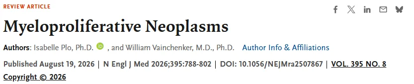 Rishabh Jain: MPNs May Finally Be Moving from Disease Control to Clonal Eradication 1 Rishabh Jain