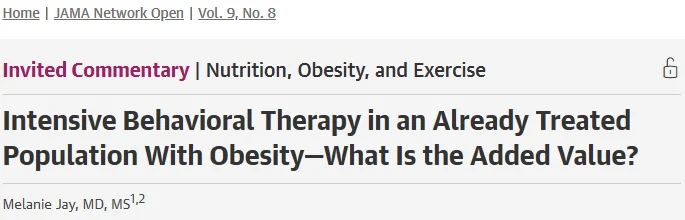 Melanie Jay: What Should Behavioral Support Look Like Alongside Obesity Medications? 2 Melanie Jay