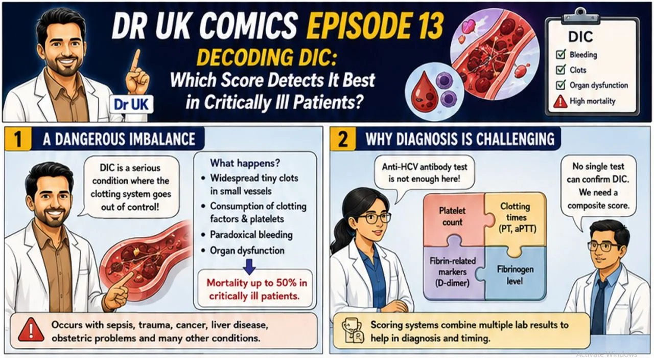 Umeshkumar C.: Evaluating Scoring Systems and Biomarkers for DIC in Critically Ill Patients 1 Umeshkumar C.